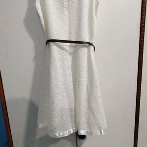 Off White Lace Dress (Fancy)