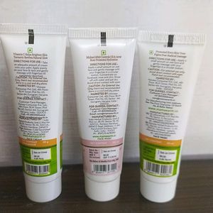 mama earth Face Wash & Daily Glow Cream Pack Of 3