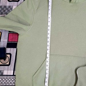 H&M Relaxed Fit Light Green Hoodie