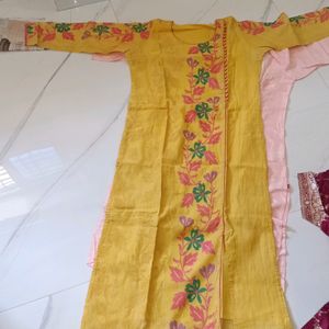 Chanderi Silk Kurti