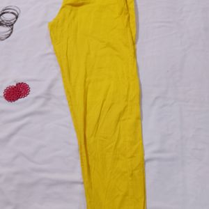 Yellow Embroidery Work Kurta Set