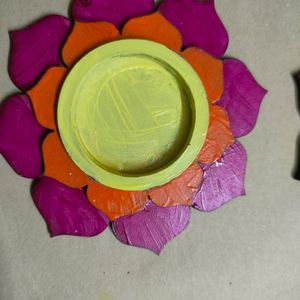 MDF Self Decorated Tea light Holders