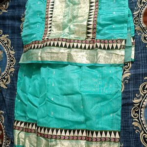 Beutiful Cyan Colour Dress For Women Only Rs 200