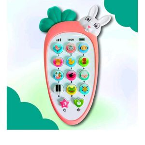 Brand New Kids' Musical Toy Phone - Cute Carrot De