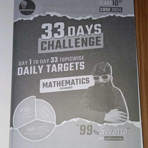 33 Days Challenge Class 10th CBSE Mathematics