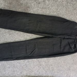 urbainc straight fit black pants