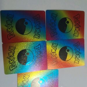 Rainbow Pokemon Card