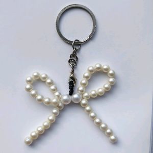 Beads Bow Keychain