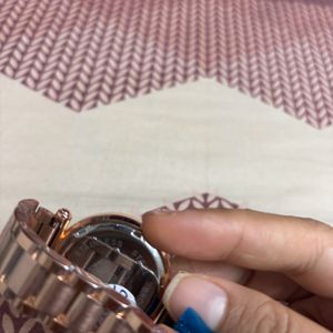 Versace Rose Gold Women Watch