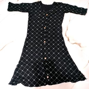 Classy Black Kurti