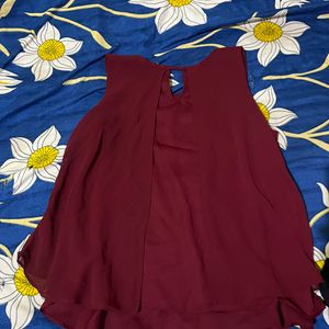 Beautiful Burgundy Color Top