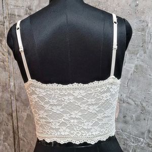 White Lace Cami Top