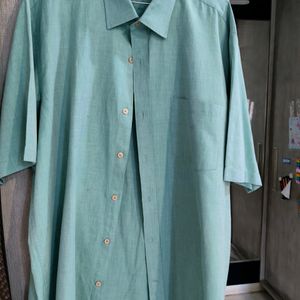 Green Half Sleeves Shirt