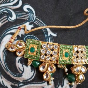 Kundan Stone Necklace  Set