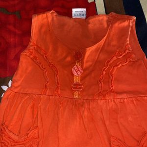 baby girl top red colour good condition