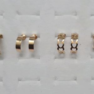 🔥Only Today Offer 🔥Ring Earning Set Pack Of 4