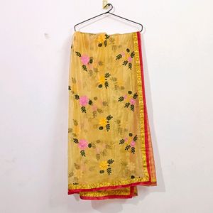 Lehenga Choli - Coral And Beige