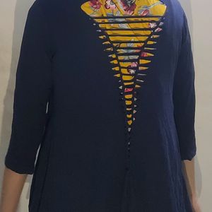 Blue Women Shrug