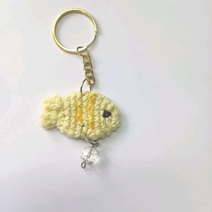 Mini Fish Crochet Keychain