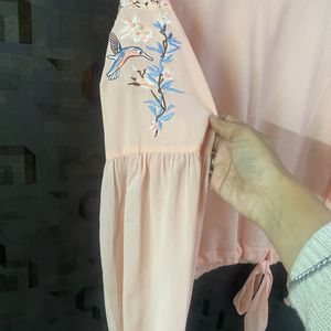 PEACH COLOURED MADAME TOP