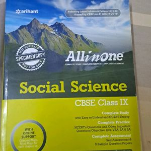 All In One Social Science Class 9