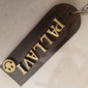 Pallavi Name Keyring