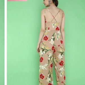 XL Floral Jumpsuit