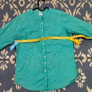 Cotton Green Shirt