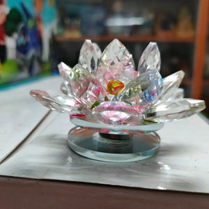 Rotating Crystal Lotus