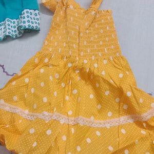 Combo of New Dresses for Girls 3 -6 Months