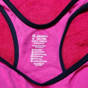 Jockey Lightly Padded Racer Back Active Sports Bra