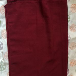 Maroon Heavy Chiffon