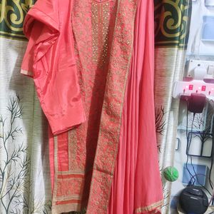 Suit With Dupatta And Pant