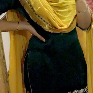 Silk Sharara Suit