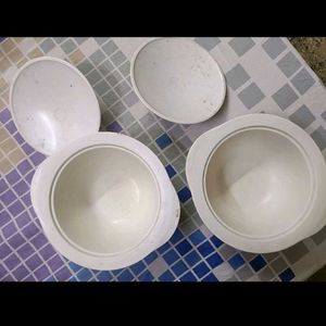 Combo Of Unbreakable Bowls With Lid