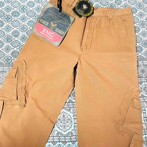 Brown Cargo Jeans