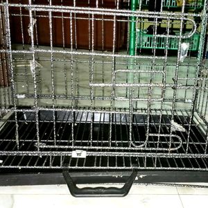 Folding Metal Cage/ Kennel With Tray