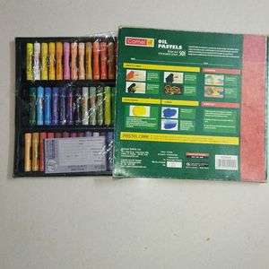 Oil Pastels + Colouring & Scrap Book