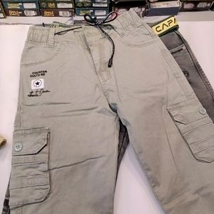 Boys Cargo Jeans Cotton