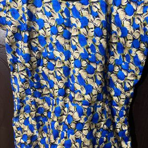 Blue Printed Kurta