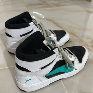 Puma White Sneakers | Ankle Edition