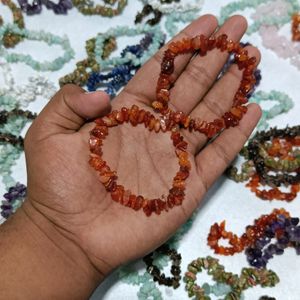 Carnelian Chips Bracelet 🧡🧡