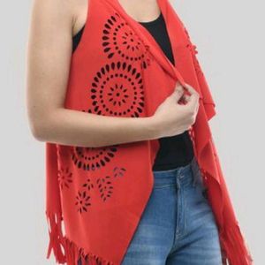 Beautiful Red Shrug