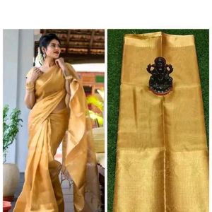 Nita Ambani inspired Golden Tissue Saree