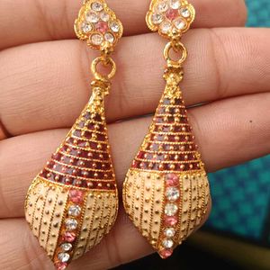 Golden Hanging Earrings