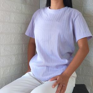 Lavender Ribbed Tops