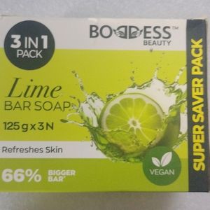 Boddess Lime Soap Bar Pack Of 3