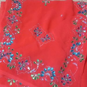 Party Wear Handwork Saree