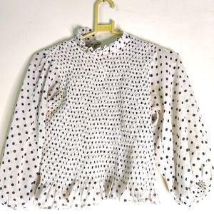 🖤SALE🖤 Korean Polka Dot Top