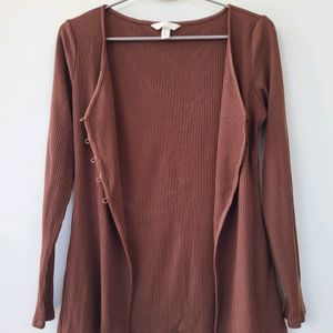 H&M Brown Cardigan/ Size-S